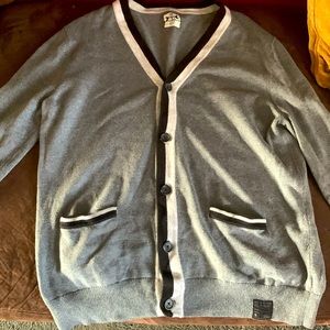 Men’s Express black and grey sweater